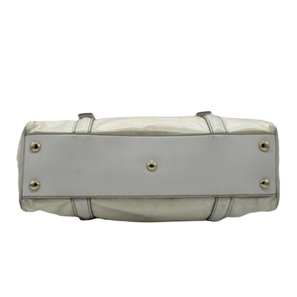 Gucci Web Britt Dialux Cream Leather Boston Bag*GG LOGO*Red Green Stripes! - Picture 14 of 16